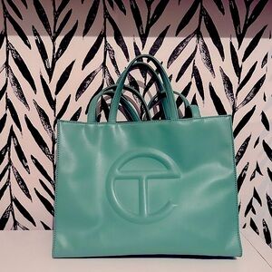 Telfar Sage Medium Shopping Bag